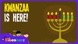 Kwanzaa Songs for Kids | Kwanzaa is Here | Lyric Video | The Kiboomers Instructional Video