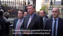 Tory would-be leaders need 100 MPs to back them in leadership race News Clip