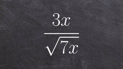 Dividing a radical expression Instructional Video