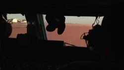 Inside the cockpit of a Russian plane Stock Footage