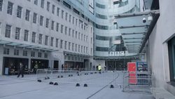 BBC Headquarters Stockshots News Clip