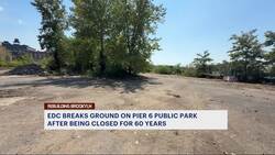 Pier 6 makeover: EDC breaks ground on 2027 public park project News Clip