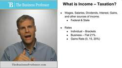 Understanding Income for Taxation and Tax Liability Instructional Video