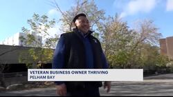 Veteran business owner thrives after military career News Clip