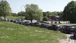 Queues outside KFC in Basingstoke News Clip