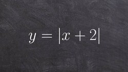 Learn how to graph an absolute value equation with a horizontal transformation Instructional Video