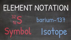 Element Notation - Symbolic Notation vs. Isotope Notation - what's the difference? Instructional Video