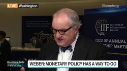 IIF Chairman Axel Weber on Monetary Policy News Clip