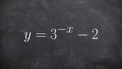 Graphing the exponential function with transformations Instructional Video