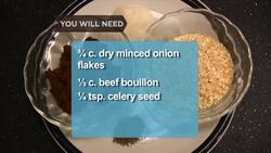 How to Make Onion Soup Mix Instructional Video