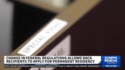 Changes in federal laws will allow DACA receipts to apply for permanent residency News Clip