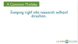 Starting Research for Writing an Informational Text Instructional Video