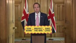 Matt Hancock speaks at Downing Street coronavirus press briefing News Clip