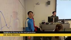 A group of Calgary high school students is teaching AI literacy to the next generation News Clip