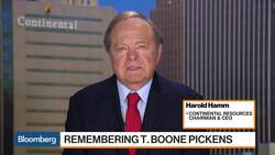 Shale Billionaire Hamm on Boone Pickens, Private Equity, Trump News Clip