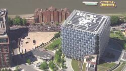 Aerials of crowds at a Black Lives Matter protest in London News Clip