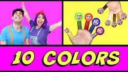 Finger Family Color Song - Learn Colors with Bella and Beans Instructional Video