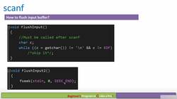 Learn and Master C Programming - Important Tips for Working with User Input Instructional Video