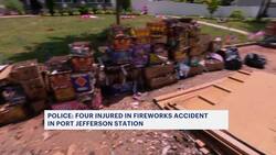Police: 4 injured in Port Jefferson Station firework accident News Clip