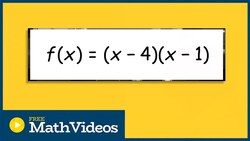 Use the zero product property with polynomials to find the zeros Instructional Video