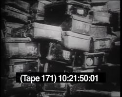 RESEARCH IMW 'Liberation of Auschwitz' full documentary (content warning: distressing scenes) Stock Footage