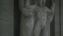 Statue on BBC Broadcasting House damaged in attack over artist’s paedophilia News Clip