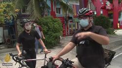 Philippines workers resort to bicycles amid lockdown News Clip