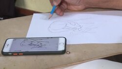 CLEAN : Tajikistan art class a home away from home for Afghan exiles News Clip