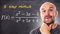 My Five Step Method For Graphing a Rational Expression 5 Step Method Instructional Video