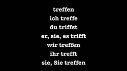 German Irregular (Strong) Verbs Present Tense - Deutsch lernen Instructional Video