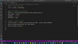 The Art of Doing - Python Network Applications with Sockets - Terminal Chat Room Part 1 - Server/Client Setup Instructional Video