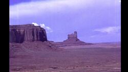 Monument valley, Utah, Arizona, USA. 1981 Stock Footage
