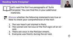 ‘Suite Française’: forming opinions on fiction Instructional Video