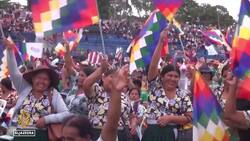 Evo Morales election eligibility: Supporters show support for politician in La Paz News Clip