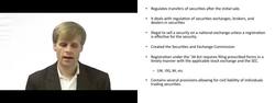 The Securities Exchange Act of 1934 Instructional Video