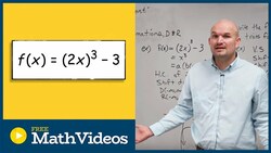 Find the transformations and domain and range, cubic function Instructional Video