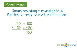 Estimating Addition and Subtraction of Decimals Using Smart Rounding Instructional Video