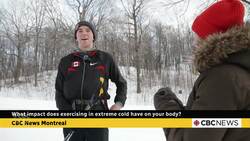 What impact does exercising in extreme cold have on your body? News Clip
