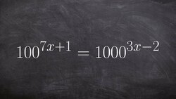 Solving Exponential equations Instructional Video