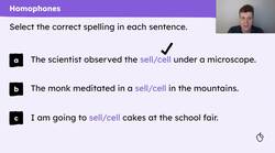 Spelling more homophones Instructional Video