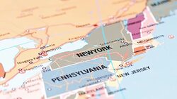 New York from USA States Stock Footage