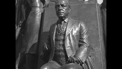 Pres. Franklin D. Roosevelt attends unveiling of Samuel Gompers memorial News Clip