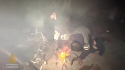 Pregnant in Gaza: Cold and hungry displaced mother of four asks for help News Clip