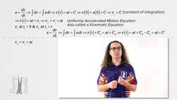Indefinite Integral Introduction and 4 Kinematic (UAM) Equation Derivations Instructional Video