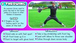 Learn the fundamental skills for Baseball (elementary) Instructional Video