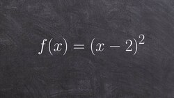 Graphing a parabola using vertex form - Math help for everyone Instructional Video