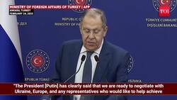'Ukraine Deal In One Hour': Russian FM Lavrov's BOMBSHELL Reveal On LIVE TV During Turkey Visit News Clip