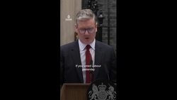 ‘Country first, party second’: Keir Starmer’s first address as UK PM News Clip