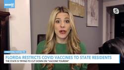Florida Restricts COVID Vaccines To State Residents News Clip