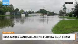 Tropical Storm Elsa Makes Landfall Along Florida Gulf Coast News Clip